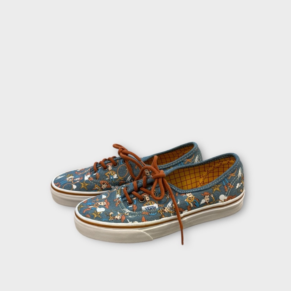 Like new Vans x Disney Toy Story Woody Authentic Sneakers Limited Edition
